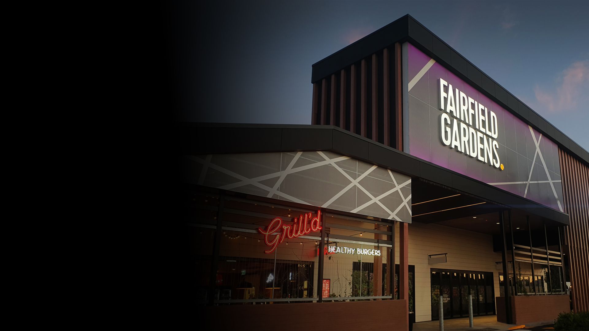 Fairfield Gardens fabricated letters and RGB illuminated signage