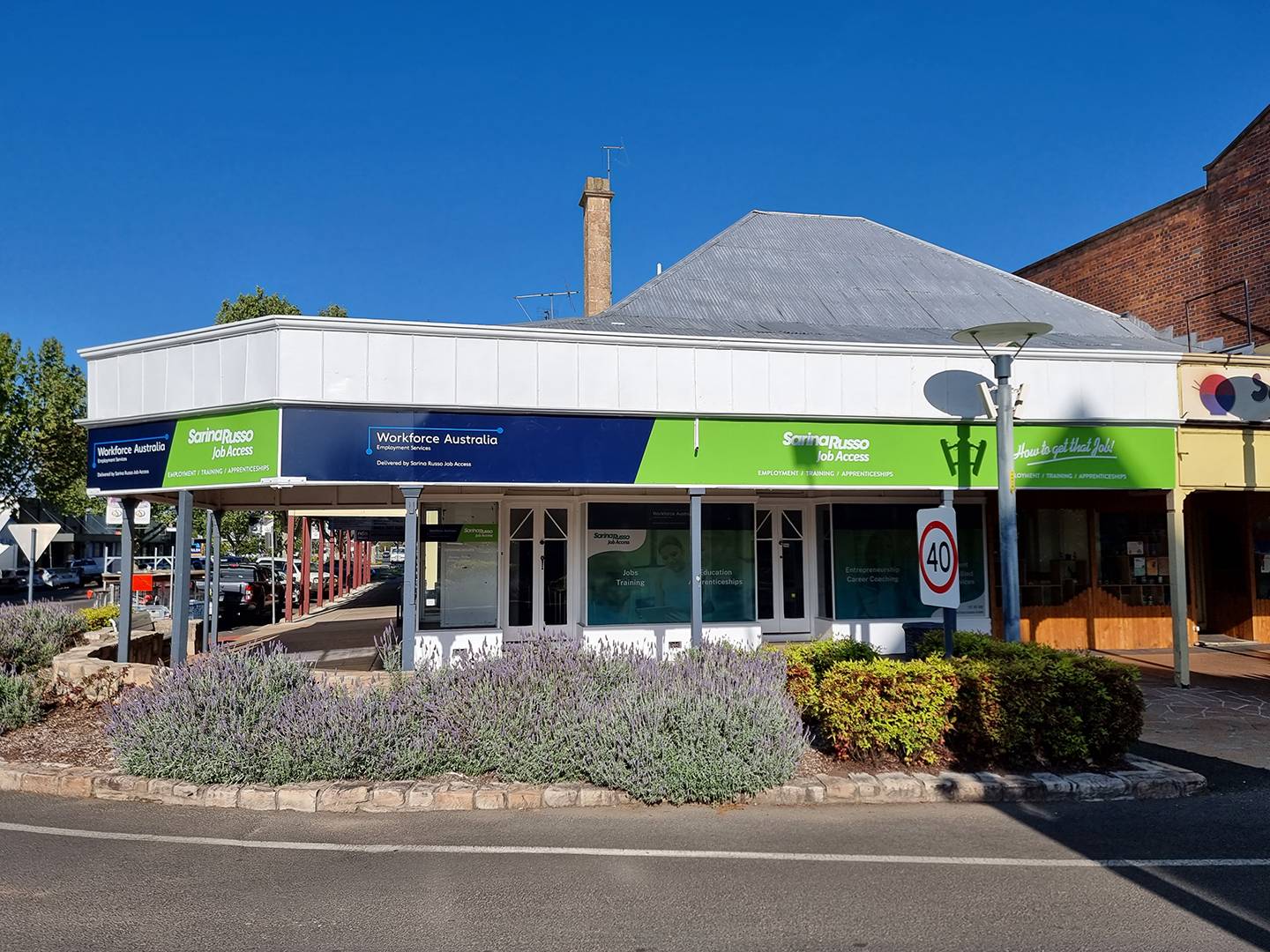 Sarina Russo Building Signage Warwick