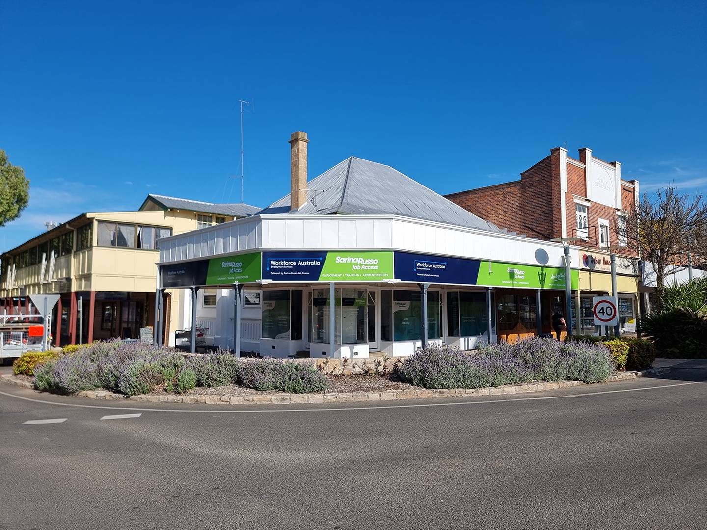 Sarina Russo Building Signage Warwick