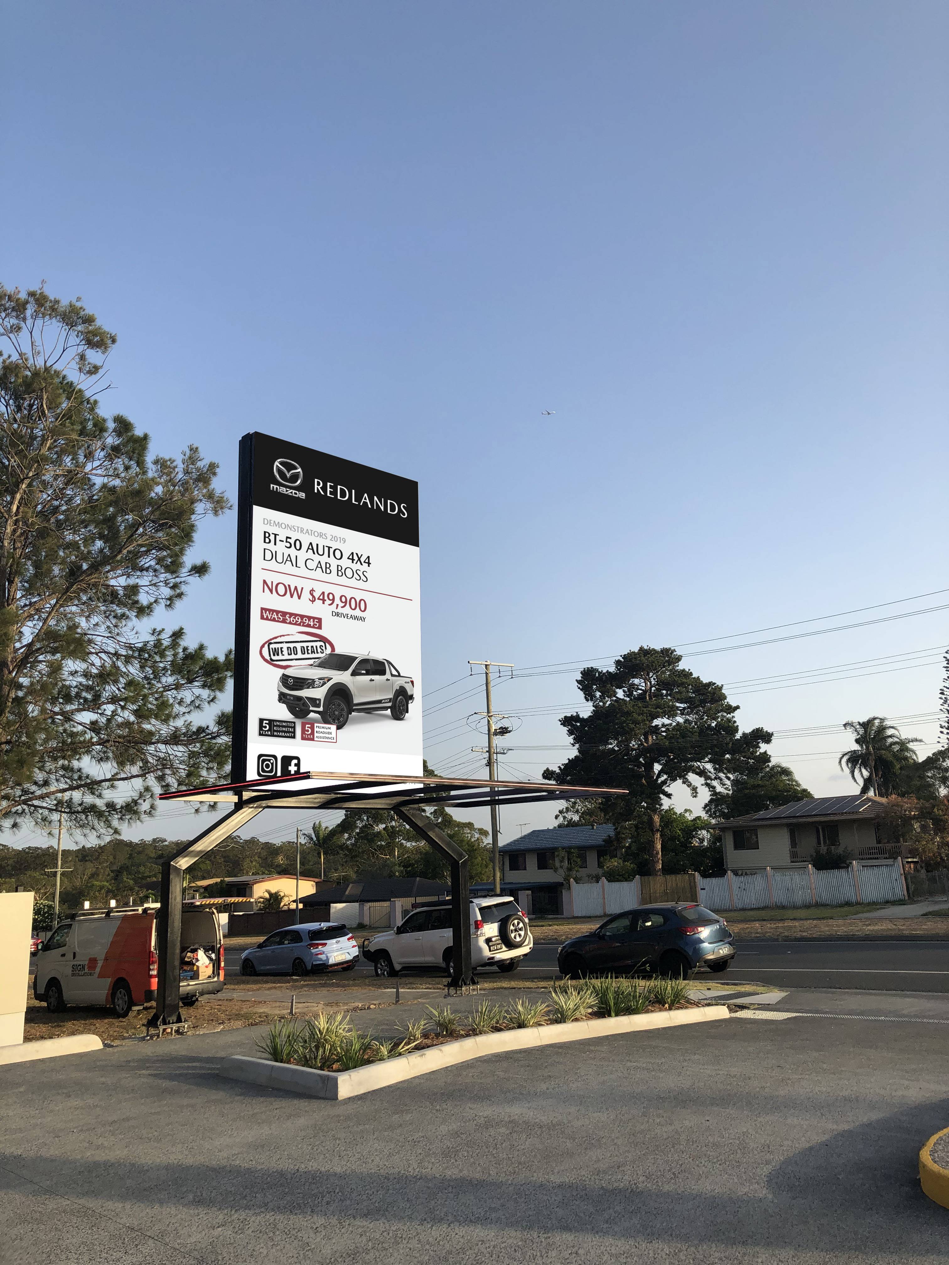 Mazda digital signage billboard