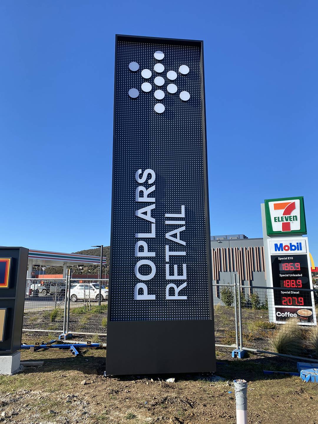 BMD Poplars Pylon Installed 