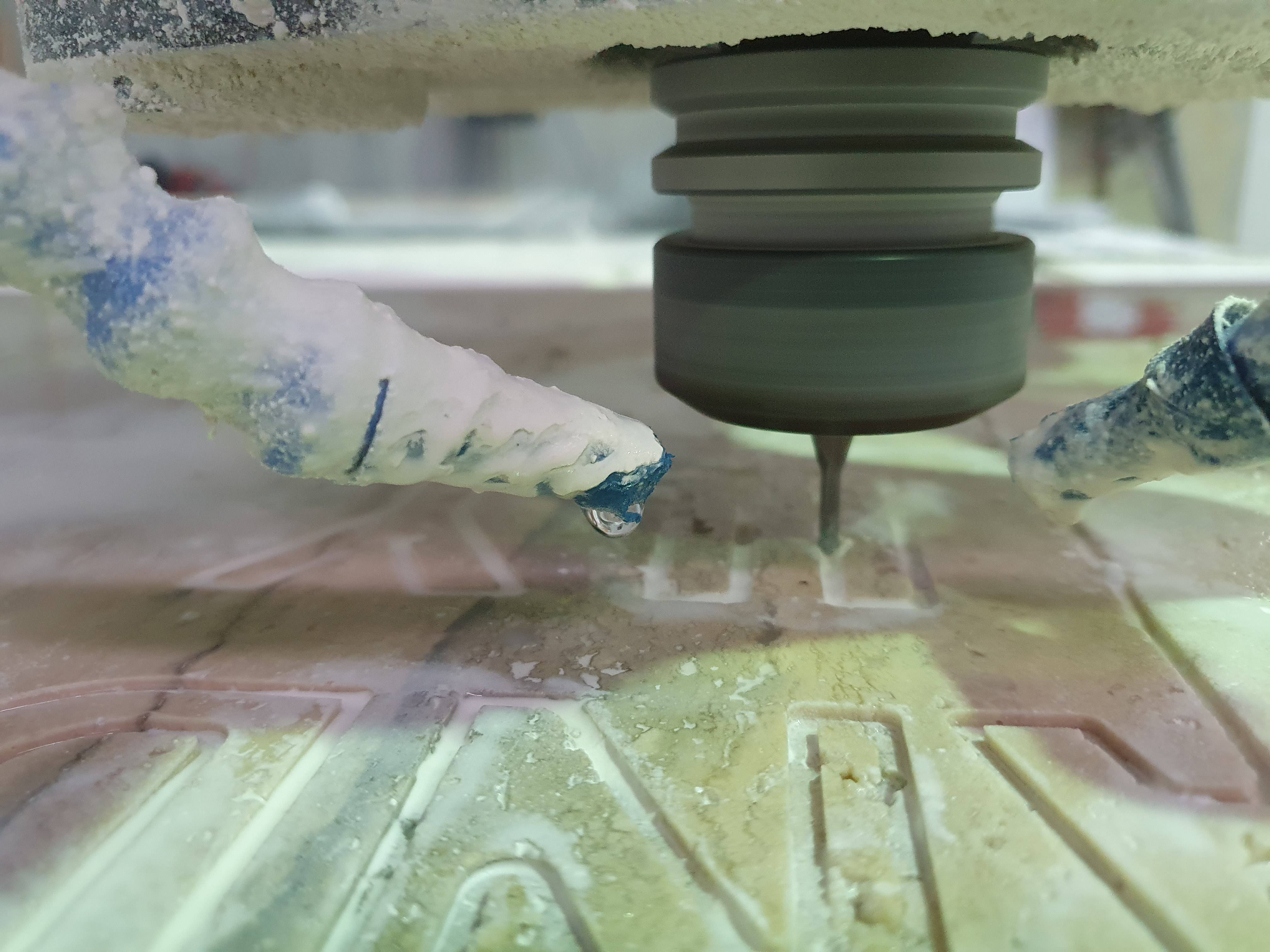 cnc routed donor wall