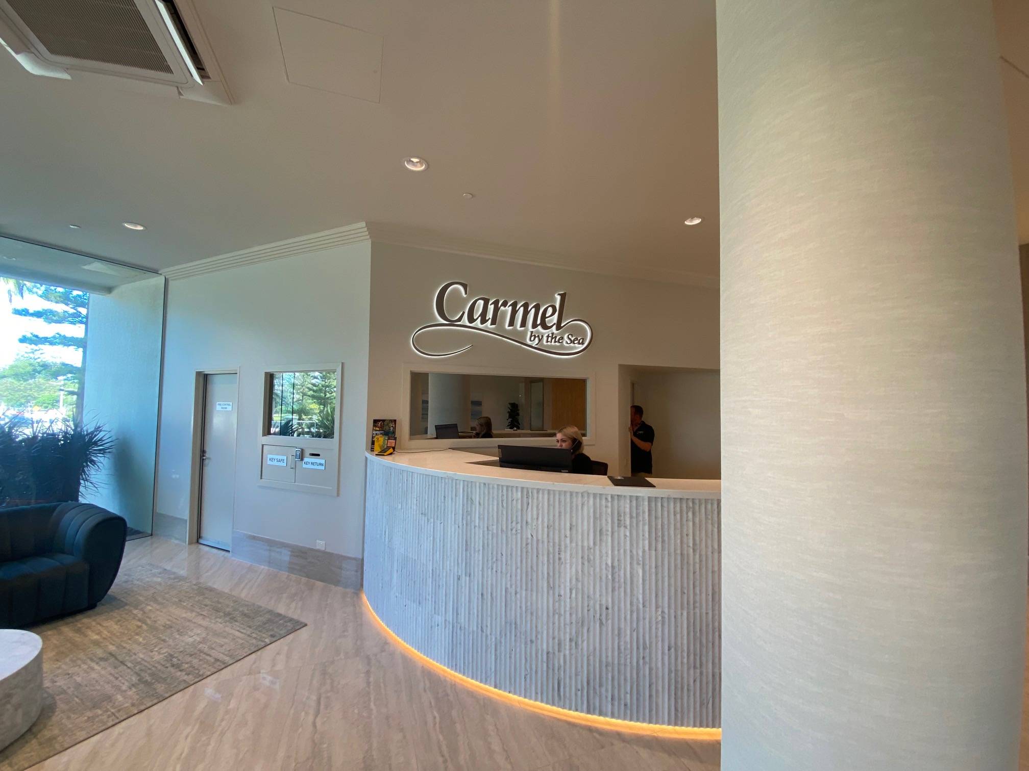 Carmel Reception Sign 3D Printed