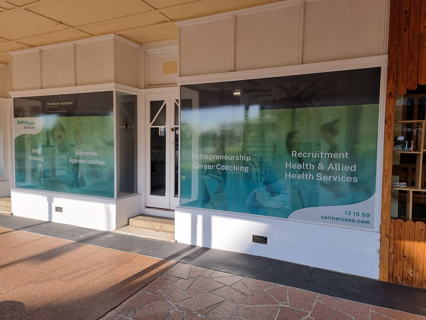 Sarina Russo Building Signage Warwick