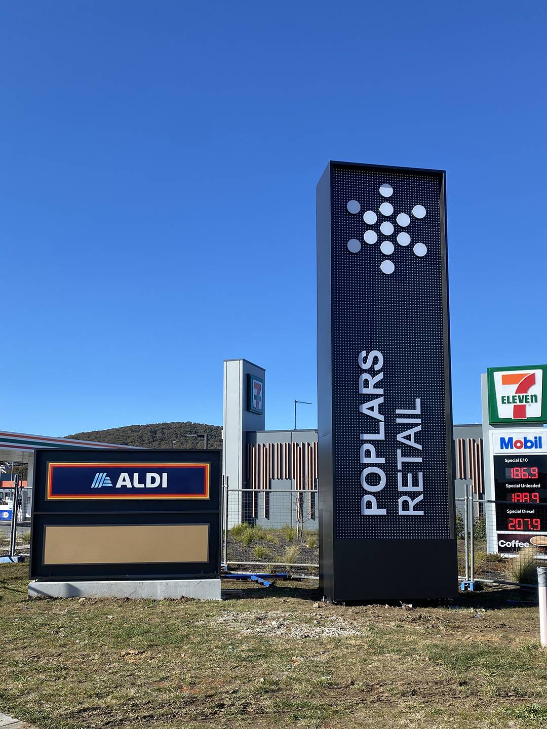 BMD Poplars Pylon Installed 