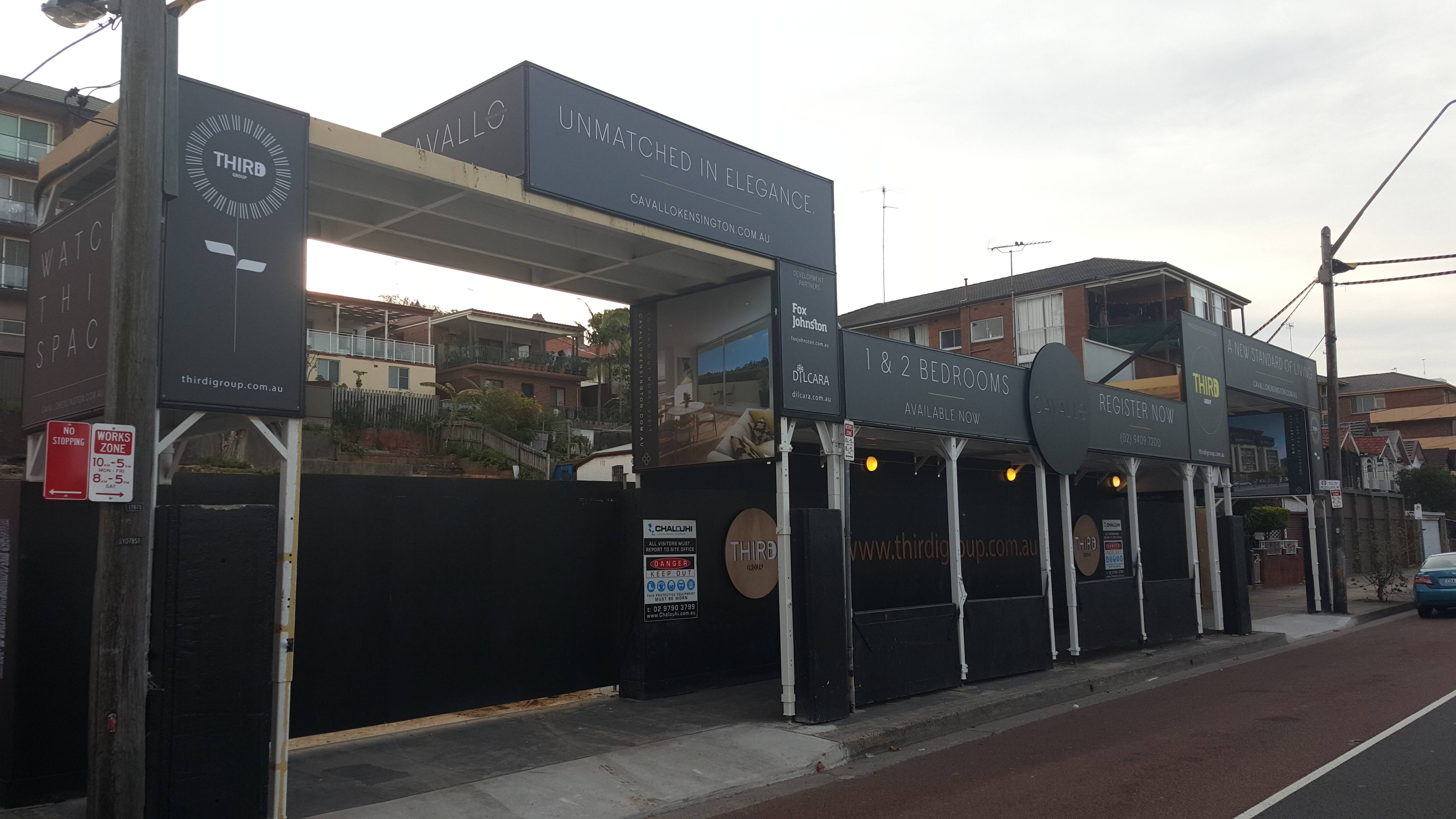 "Third" Hoarding Signs