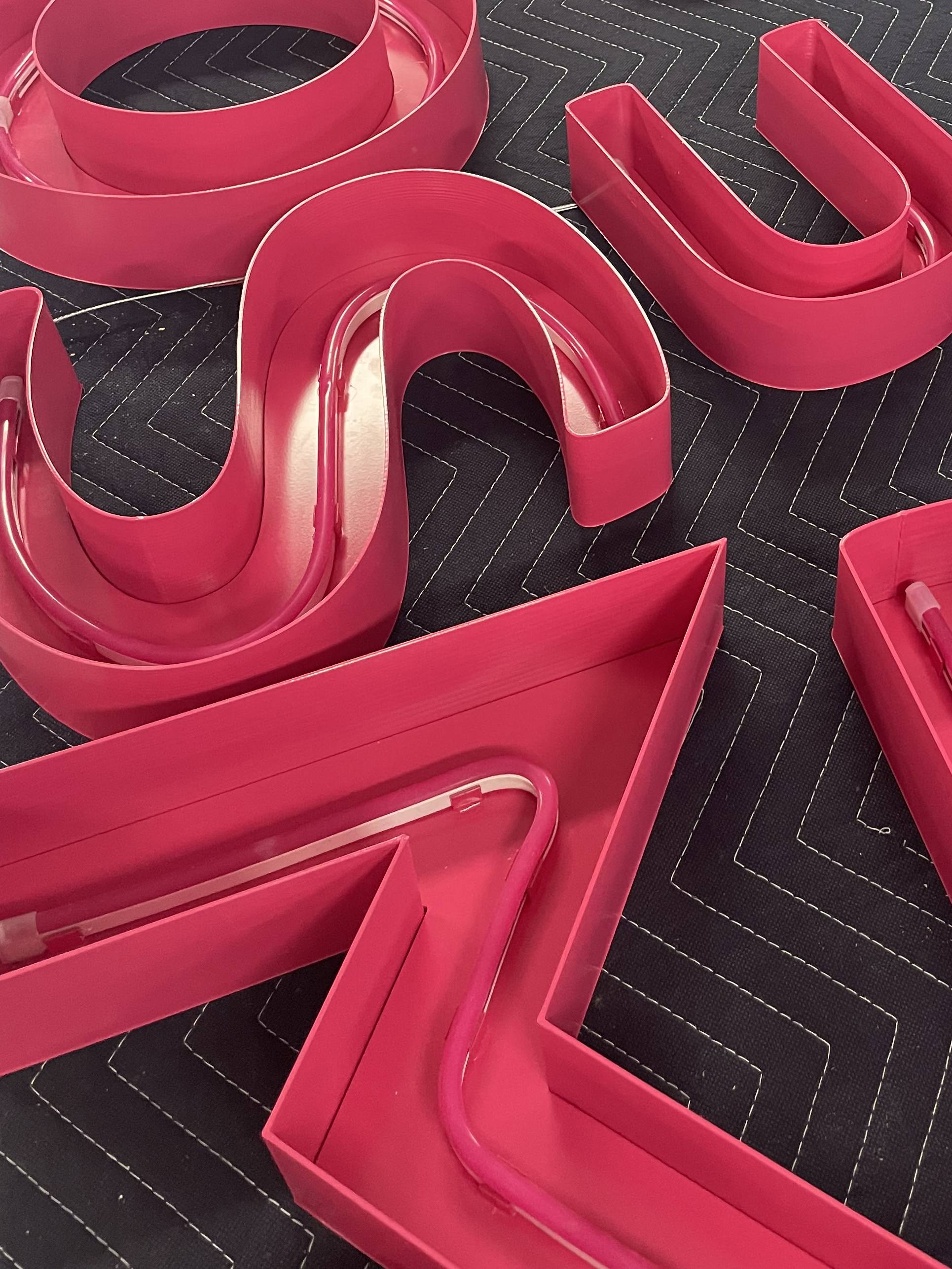 Cosmetics Plus 3D Printed Neon Signs