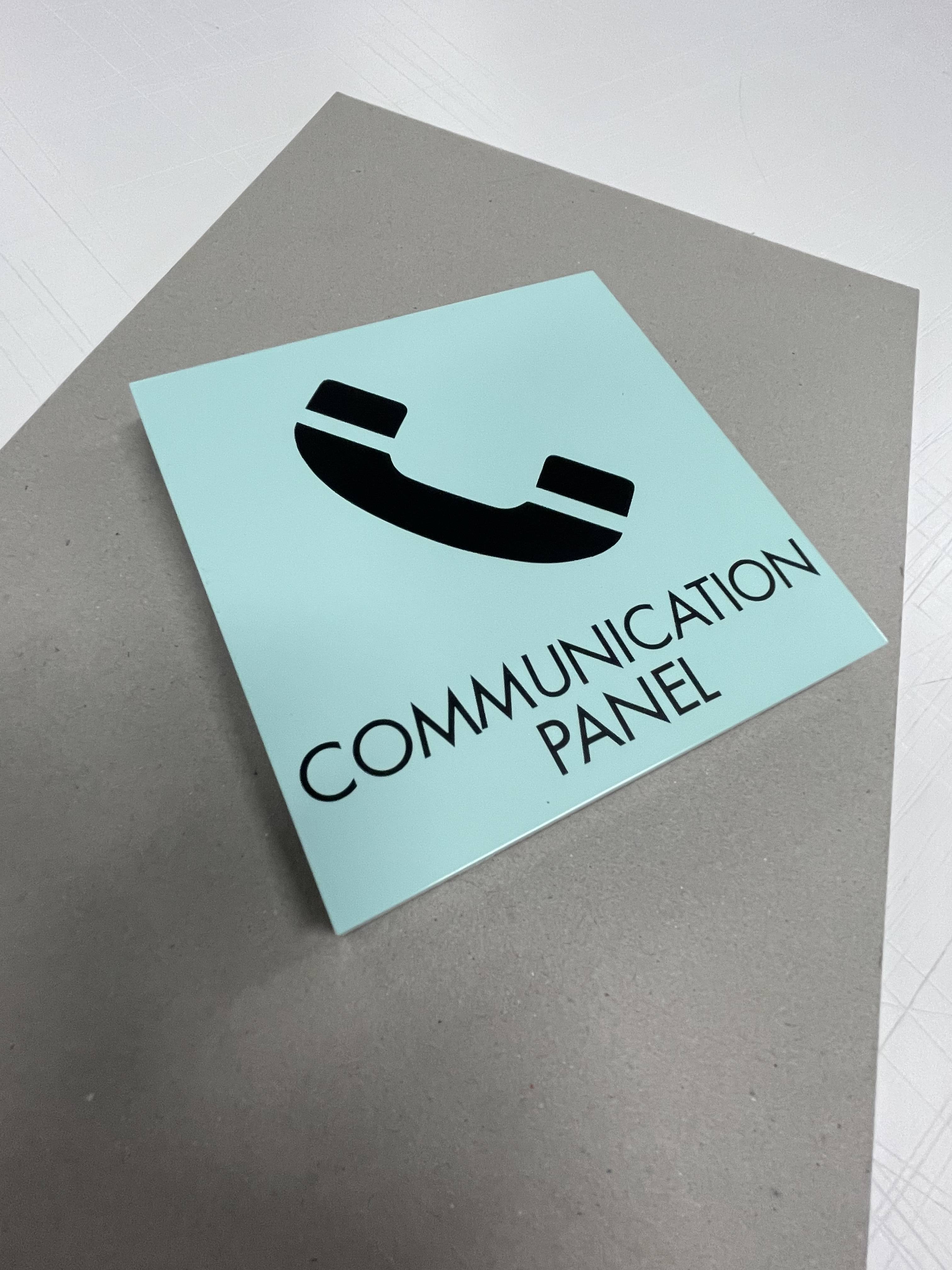 Statutory sign panels